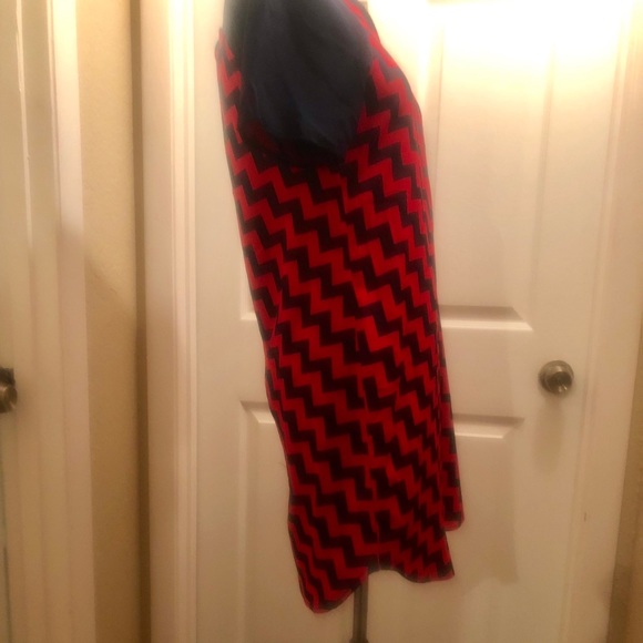 Navy and Red Dress - Picture 2 of 2